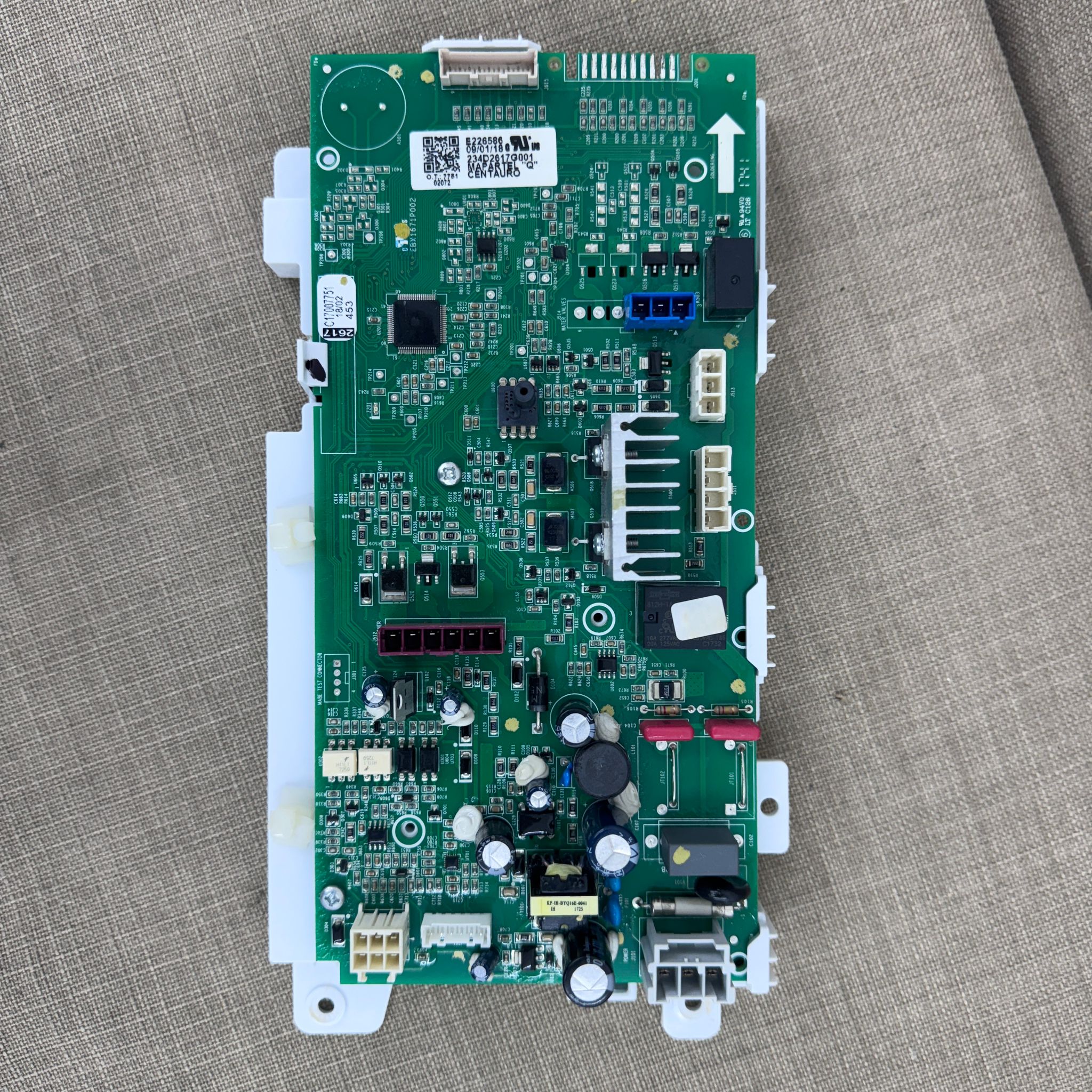 GE Washer Electronic Control Board WH16X27251 234D2617G001 GE Washer Electronic Control Board WH16X27251 234D2617G001